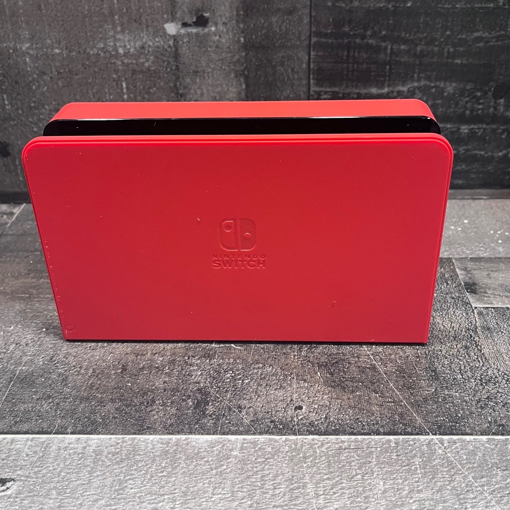 Nintendo Switch OLED Dock Mario Red Edition Charging Dock HEG-007 LAN Port